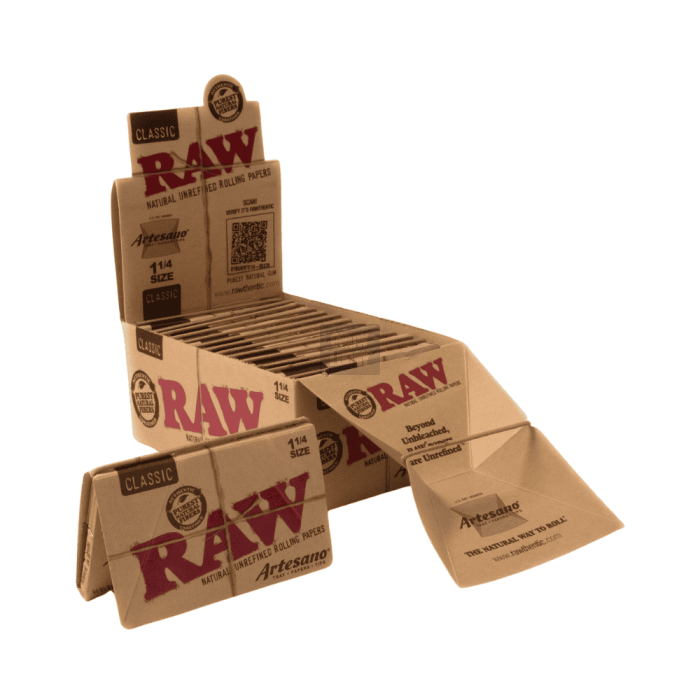 Papel Raw King Size Classic Artesano (Tips & Tray)