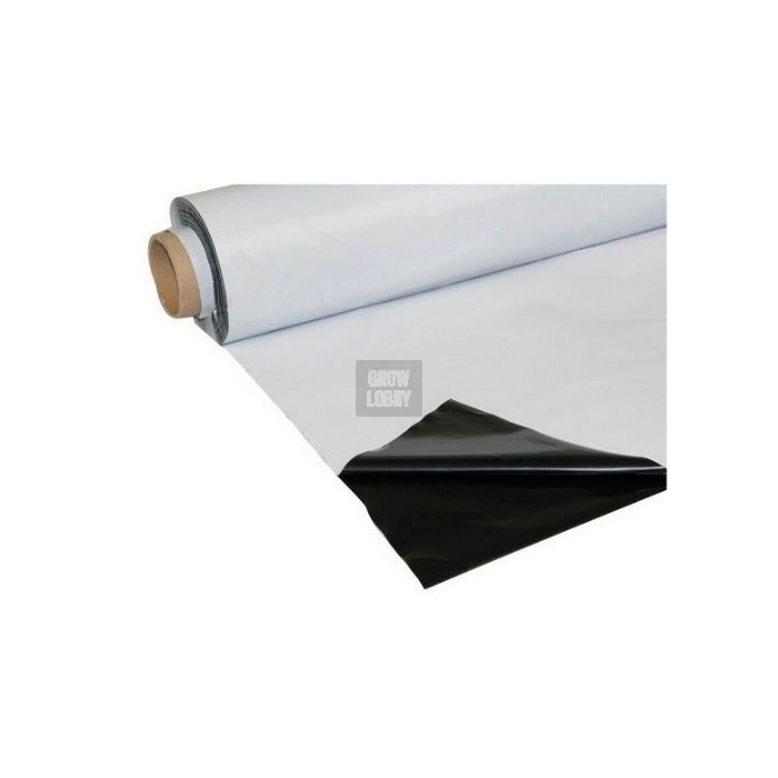 Plástico / Papel Reflectante Blanco y Negro 70µm
