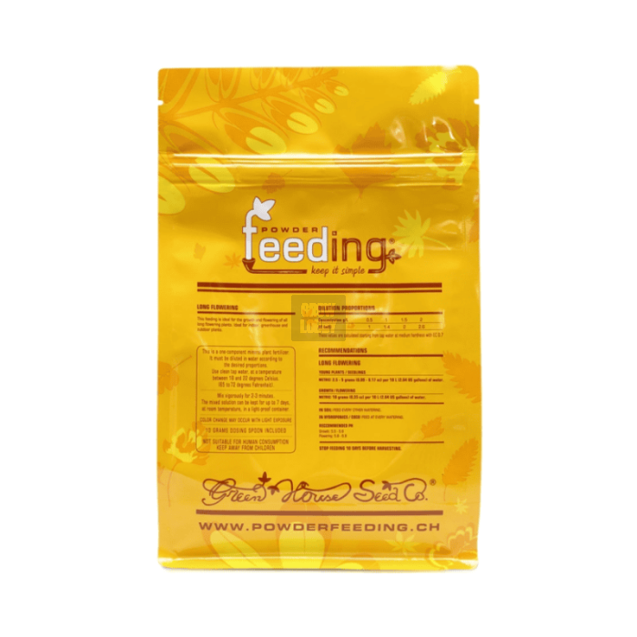 Powder Feeding Long Flowering