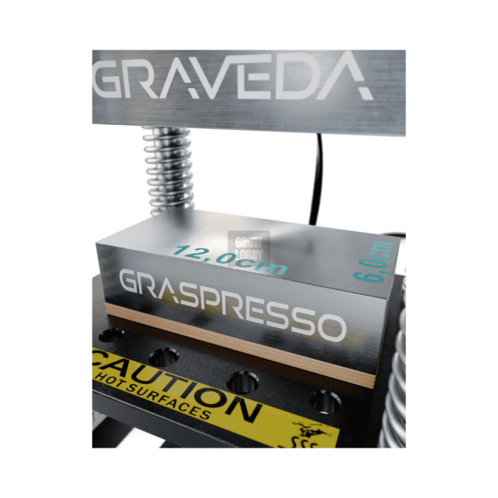Prensa Graveda Graspresso EPIC 15T (Placa 12x6cm)