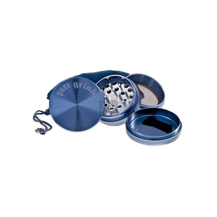 Pure Grinder Aluminio Polinizador 4 partes Pure Grinder Aluminio Polinizador 4 partes