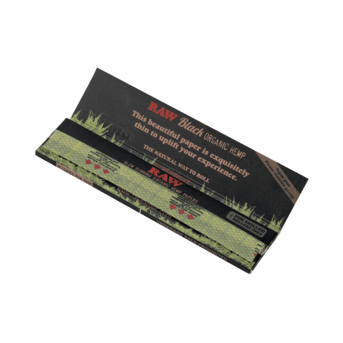 RAW Black Organic Hemp King Size