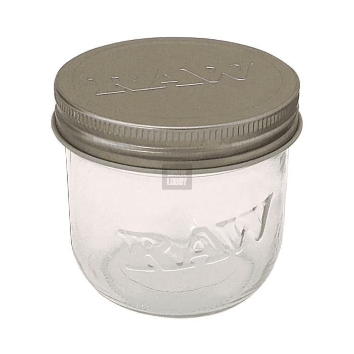 RAW Bote Mason Jar Cristal