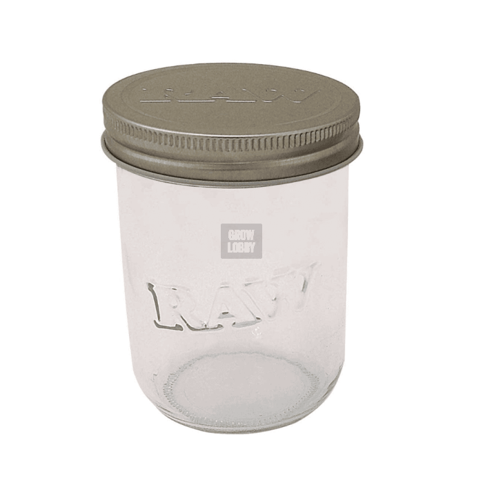 RAW Bote Mason Jar Cristal