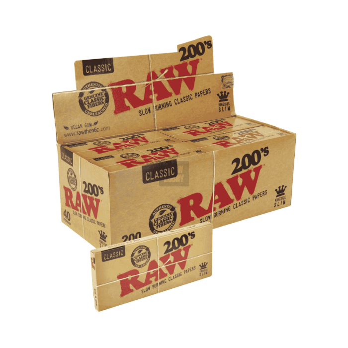 Raw Classic 200's King Size Slim