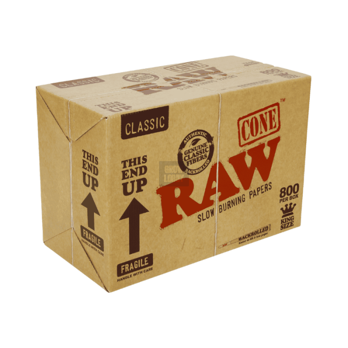 RAW Cones Classic King Size 800 uds/Caja