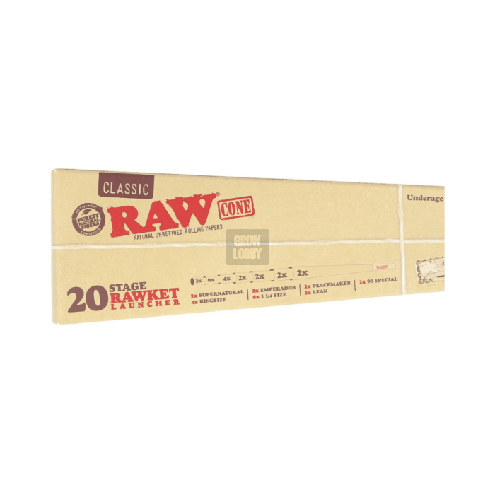 RAW Cones 20 Stage Rawket (20 Conos de 7 Medidas)