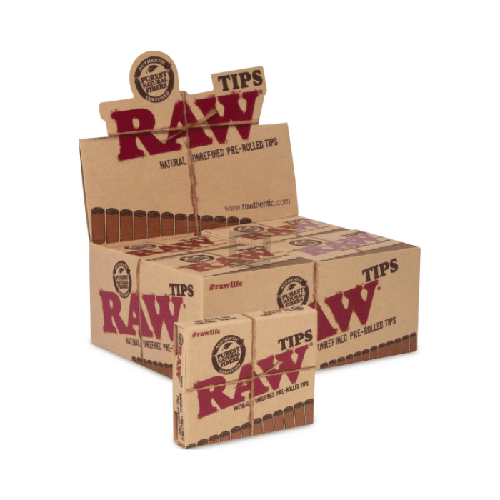 RAW Filtros Pre-rolled Classic (21x)