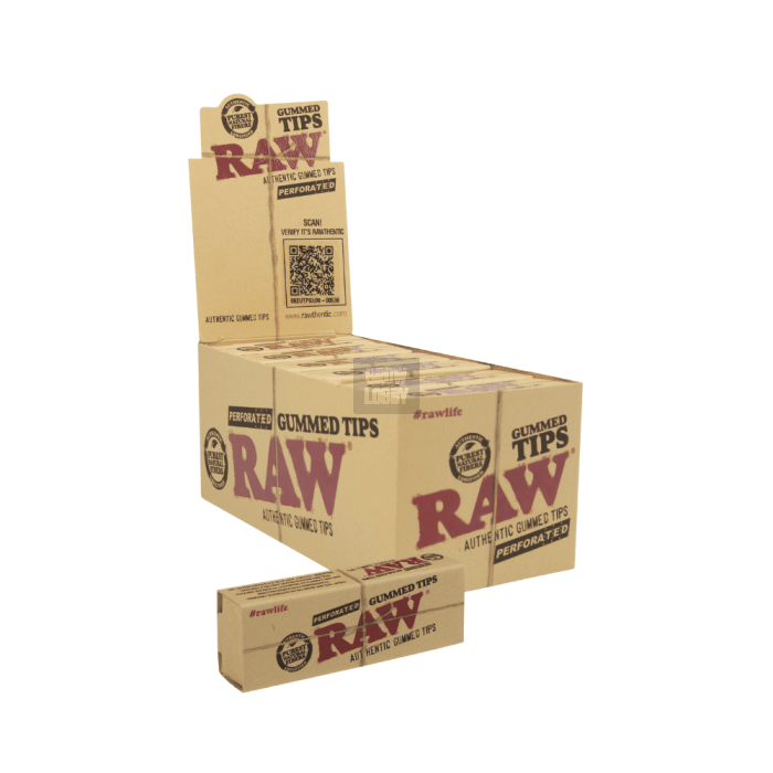 RAW Tips Gummed (33 boquillas)