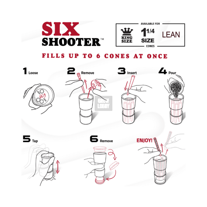 RAW Six Shooter (Rellenador Conos)