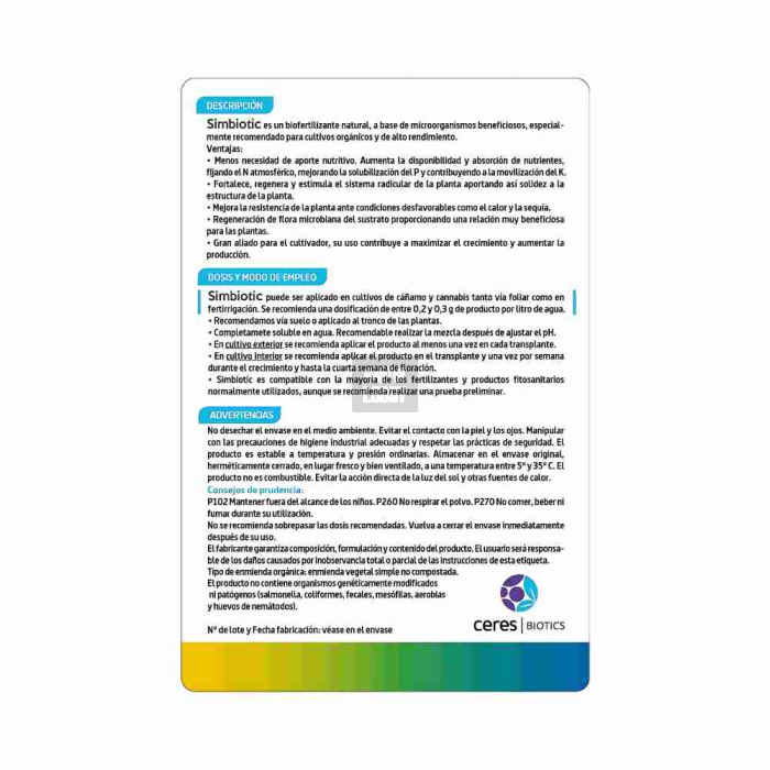 Simbiotic (WP) Bacterias Beneficiosas