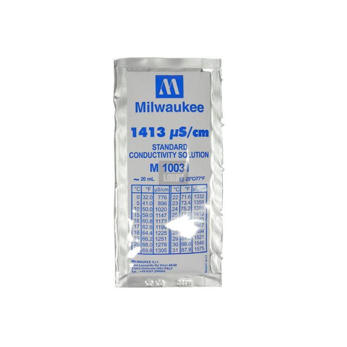 Sobre Solución Calibración EC 1413 (20ml) Milwaukee