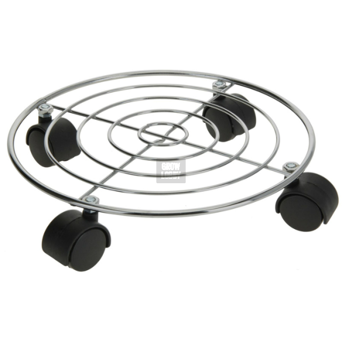 Soporte Redondo con Ruedas para Maceta