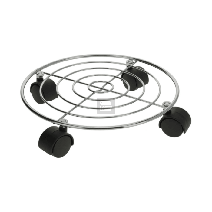 Soporte Redondo con Ruedas para Maceta