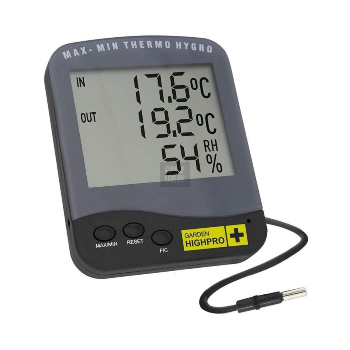 Termohigrómetro Digital Garden HighPro Premium Con Sonda