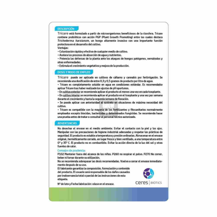 Tricare (WP) Trichoderma Concentrado