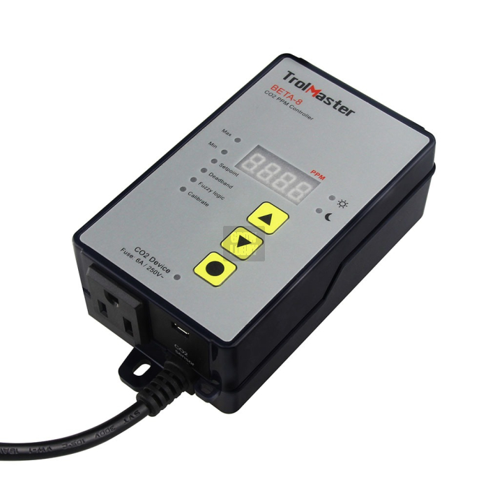Controlador Digital CO2 PPM para Regulador y Generador (BETA-8)