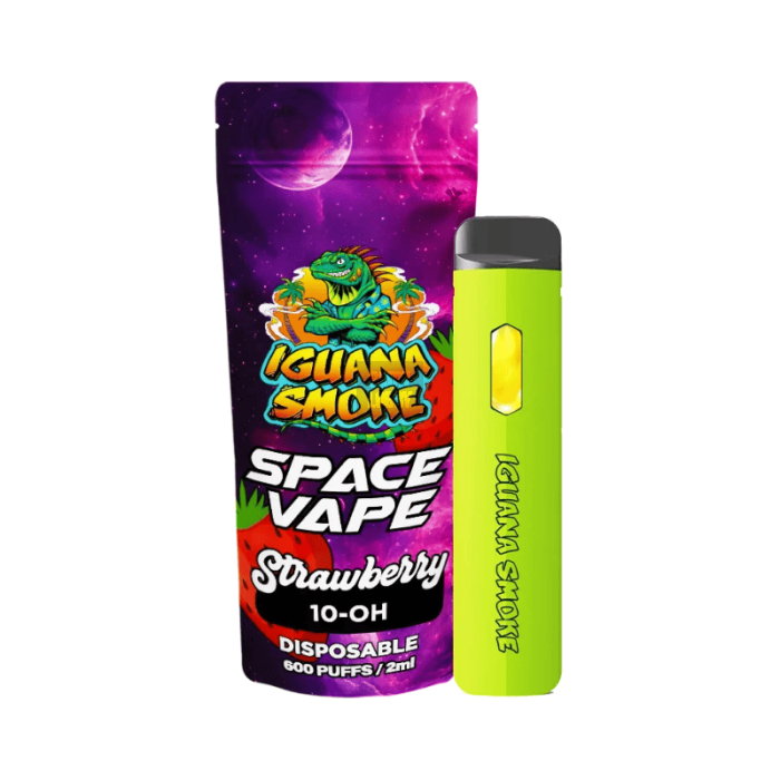 Vaporizador Desechable 10-OH (2ml) Iguana Smoke Vaporizador Desechable 10-OH (2ml) Iguana Smoke