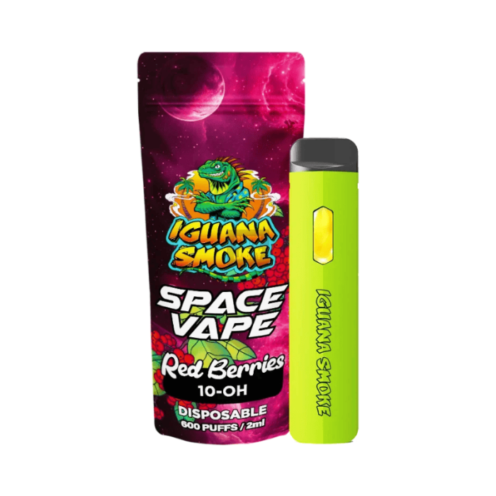 Vaporizador Desechable 10-OH (2ml) Iguana Smoke Vaporizador Desechable 10-OH (2ml) Iguana Smoke