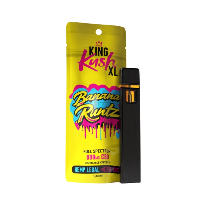 Vaper King Kush CBD XL (800mg)
