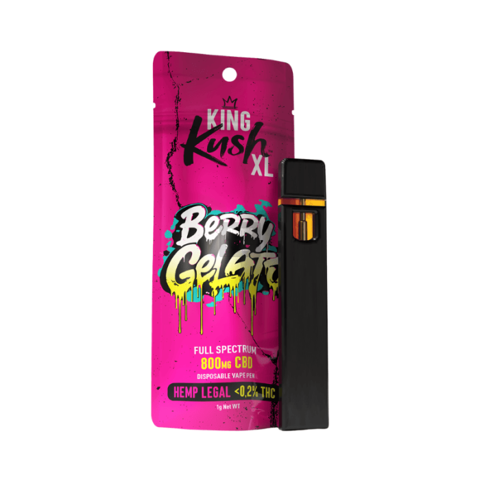 Vaper King Kush CBD XL (800mg)