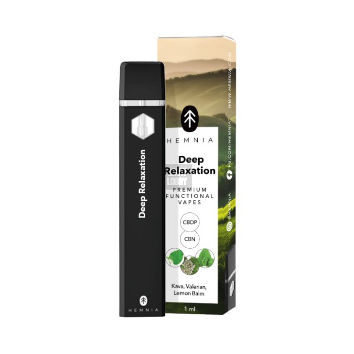 Vaporizador Funcional CBD (1ml) Hemnia