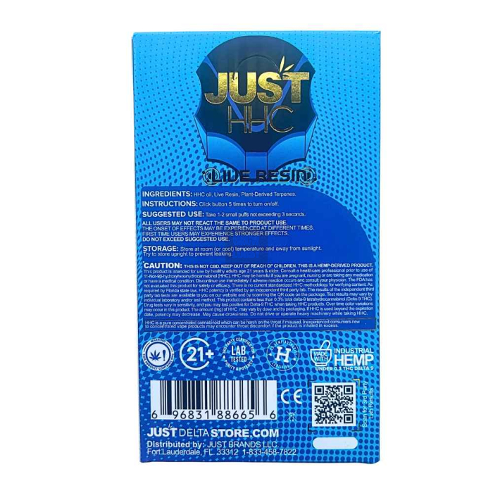 Vaporizador HHC 90% (2ml) Just HHC