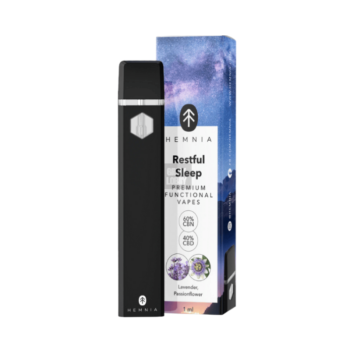 Vaporizador Funcional CBD (1ml) Hemnia