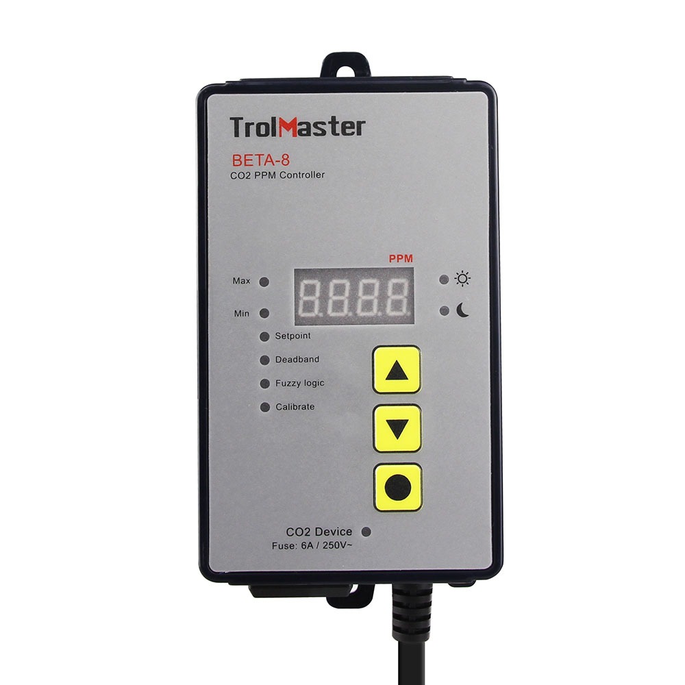 Trolmaster Controlador Digital CO2 PPM para Regulador y Generador (BETA-8)