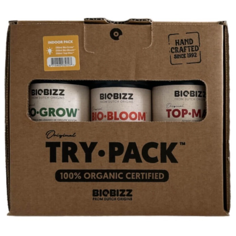 Try Pack 100% ecológico para cultivo Indoor Bio-Bizz