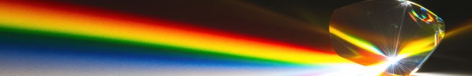 Reflejo cristal espectro electromagnético visible